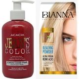 BioMagic Acacia Saç Boyası Pamuk Şekeri Pembe 250 ml + Bianna Açıcı