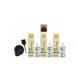 Biomagic Amonyaksız Organik Keratin + Argan Yağlı 5.03 Fındık Kabuğu 3x60 ml Saç Boyası + 90 ml Oksidan + Boyama Seti