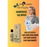 BioMagic Amonyaksız Saç Boyası 5.72 Küllü Kahve & 20 Vol. Oksidan