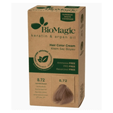 Biomagic No:8.72 60 ml Açık Küllü Kumral Doğal Saç Boyası