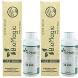 Biomagic Organik Amonyaksız Ceviz Kabuğu-55.43 2 Adet Saç Boyası+Oksidan