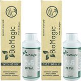 Biomagic Organik Amonyaksız Saç Boyası (Koyu Kahve-3.00)+Oksidan (2 Adet) - 1