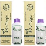 Biomagic Organik Amonyaksız Saç Boyası (Yoğun Küllü Açık Kumral-8.11)+Oksidan (4 Adet)