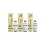 BIOMAGIC Organik Amonyaksız Saç Boyası, Yoğun Küllü Sarı 9.11, Keratin ve Argan Yağlı, 60 ml + Oksidan 90 ml, 3 Adet Set