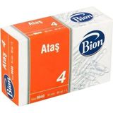 Bion Ataş No:4 80 Adet 33 mm Boyutunda Kırmızı ve Beyaz Renkli Kırtasiye Ürünü