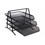 Bion Evrak Rafı Metal 3lü Siyah 9304