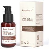Bionaturca 50ML Organik Shea Yağlı İpeksi El Kremi Kuru ve Hassas Eller için Nemlendirici