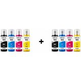Bionet Teknik Epson Ecotank L3150 Uyumlu 103 Muadil 4 Renk Mürekkep Seti 2'li Paket - Siyah - Kırmızı - Mavi - Sarı
