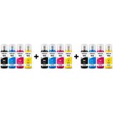 Bionet Teknik Epson Ecotank L3250 Uyumlu 103 Muadil 4 Renk Mürekkep Seti 3'lü Paket - Siyah - Kırmızı - Mavi - Sarı