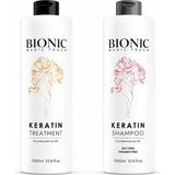 Bionic Magic Touch Keratin Seti 2000 ml | Tuzsuz Keratin Şampuan + Keratin Bakım Kremi - 1