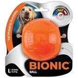 BIONIC Top Köpek Oyuncağı, Büyük - 30-60+ lbs Arasındaki Köpekler İçin En Zor Çiğneme Makinelerine Dayanan Etkileşimli Köpek Çiğneme Oyuncağı. (13-27+ kg.)