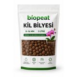 BioPeat 8-16 mm Kil Bilyesi 3 Litre – Orkide, Sukulent, Kaktüs ve Saksı Bitkileri İçin Drenaj Amaçlı Kullanım