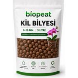 BioPeat 8-16 mm Kil Bilyesi 5 Litre – Orkide, Sukulent, Kaktüs ve Saksı Bitkileri İçin Drenaj Amaçlı Kullanım