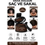 Bioreal Saç Dolgunlaştırıcı Orta Kahve Pudra | Seyrek Sakal Saçlar Için Saç Fiberi