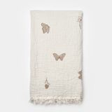 Biorganic Butterfly Feeling Müslin Battaniye 90X90 Cm 64739