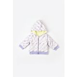 Biorganic Lila 61456 Kız Bebek Fermuarlı Ceket