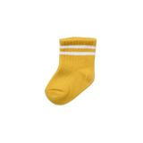 Biorganic Unisex Çizgili Tekli Bebek Çorabı 68458 Sarı 18-24 Ay