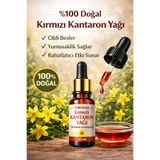 BİORGANİX Kırmızı Kantaron Yağı 20 ML – %100 Doğal Kantaron Yağı Cilt Bakım ve Masaj İçin