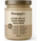 Biorganix Kuyruk Yağı ve Bamya Tohumlu Masaj Kremi 210 ml - Tek - Aromaterapi