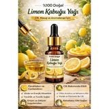 Biorganix Life Life Limon Kabuğu Yağı 20 ml – %100 Doğal Uçucu Yağ Cilt, Masaj ve Aromaterapi Için