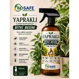BioSAFE Yapraklı Iç Mekan Süs Bitkileri Için Bitki Besini Sprey 500 ml | Kullanıma Hazır