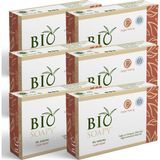 Biosoapy Yağlı Ciltler Için Siyah Nokta Karşıtı Doğal Kil Sabunu 100 gr x 6 adet Ciltte Doğal Peeling Etkisi