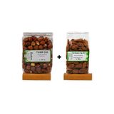 Biostore Çiğ İkili (Çiğ Fındık 250g - Yerli İri Çiğ Badem 340g)