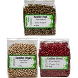 Biostore Kırmızı-Yeşil-Beyaz Tane Karabiber 100 G 3'lü