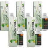 Biostyle Bitki Özlü Argan ve Keratin 10.0 Siyah 5x60 ml Saç Boyası+5x90 ml Oksidan