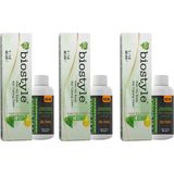 Biostyle Bitki Özlü Argan ve Keratin 7.34 Karamel 3x60 ml Saç Boyası+3x90 ml Oksidan