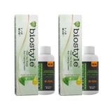 Biostyle Bitki Özlü Argan ve Keratin 8.34 Açık Karamel 2x60 ml Saç Boyası+2x90 ml Oksidan