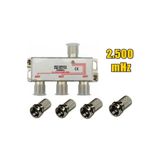 Biotech 1 Uydu Anteni ile 3 Tv Bağlayan 3 Girişli Uydu Dağıtıcı Splitter 2500 Mhz