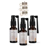 Bioterra Organik Ağız Bakım Spreyi 3'lü Set - Bir Sana Bir Bana Bir Ona Propolis, Kekik, Karanfil ve Naneli Ferahlatıcı Sprey 3x20 ml | Propolis Mouth Spray