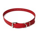 Biothane Köpek Tasması, Su Geçirmez, Kokusuz, Metal Toka Ve D Yüzük, Özel Uyum İçin Ayarlanabilir, Havalı Ve Rahat, Küçük, Orta Veya Büyük Köpekler İçin, 9,5 Cm, Kırmızı