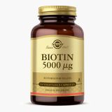 Biotin 5000 mcg – 50 Kapsül | Yüksek Doz Vegan Biotin Takviyesi