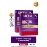 Biotin 5000 Mcg 90 Tablet Saç Tırnak Vitamini (Çinko Takviyeli) 2 KUTU
