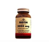 Biotin 5000 Mg - 50 Bitkisel Kapsül - Aromasız