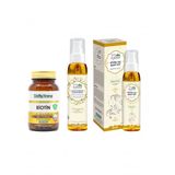 Biotin 60 Tablet 750 Mg Argan Ve Keratinli Saç Bakım Serumu 125 Ml. Saç Bakım Yağı