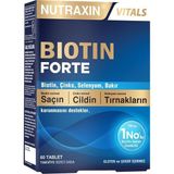 Biotin Forte – 5000 Mcg Biotin, Çinko, Bakır ve Selenyum Içeren Saç, Cilt ve Tırnak Tableti – 60 Tablet – Vegan