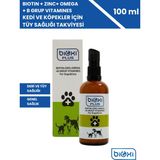 Biotin, Omega Destekli, Kedi ve Köpek Için, Tüy Sağlığı Takviye Edici Gıda 100 ml