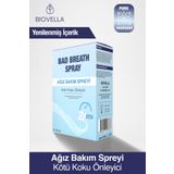 BİOVELLA Ağız Kokusu Giderici, Nefes Tazeleyici Ağız Kokusu Önleyici Spreyi Alkolsüz Formülasyon 30 ml