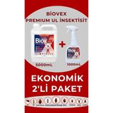 Biovex Premium Ul Haşere Ilacı Hamam Böceği, Tahta Kurusu, Karınca Kene Karasinek 5l+1l