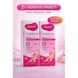 Biowet Pudralı Sir Ağda Bant Seti 41’Li Hassas Ciltler İçin Rosehip E Epilasyon Seti 2 Paket