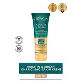 Bioxcin 250 ml Keratin Argan Yıpranmış ve Hassas Saçlar Onarıcı Saç Bakım Kremi