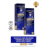 Bioxcin Age Reverse Kırışıklık Karşıtı Göz Kremi 2x15 ML - %10 Retinol, Kafein, Dolgunluk, Sıkılık