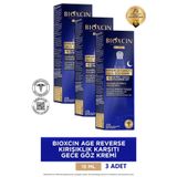 Bioxcin Age Reverse Kırışıklık Karşıtı Göz Kremi 3x15 ML - %10 Retinol, Kafein, Dolgunluk, Sıkılık