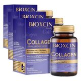 Bioxcin Beauty Collagen 30 Tablet – Tip1 Tip 3 Hidrolize Kolajen, Hyaluronik Asit, Vitamin C ve Biotin İçeren Takviye (3 paketi)