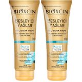 Bioxcin Besleyici Saç Bakım Kremi – 9 Çiçek Yağı, B5 Vitamini ve BioComplex B11 İçeren Yoğun Nemlendirici Krem – 250 ml – Kuru ve Yıpranmış Saçlar İçin (2 paketi)