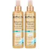 Bioxcin Besleyici Yağlar 200 ml – 9 Çiçek Yağı, Vitamin B5 ve BioComplex B11 ile Kuru ve Yıpranmış Saçlar İçin Yoğun Bakım (2 paketi)