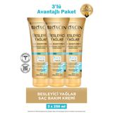 Bioxcin Besleyici Yağlar Saç Bakım Kremi 250 ml 3 Adet